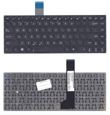 Клавиатура для ноутбука Asus K46, K46С K46CA, K46CB, K46CM черная, без рамки