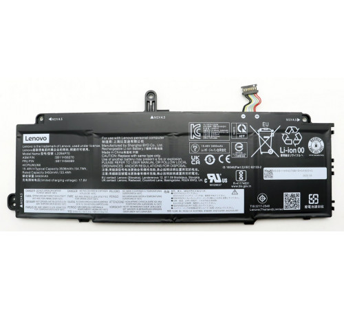 Аккумуляторная батарея для ноутбука Lenovo X13 gen 4 (L22B4P70) 15.48V 54.7Wh