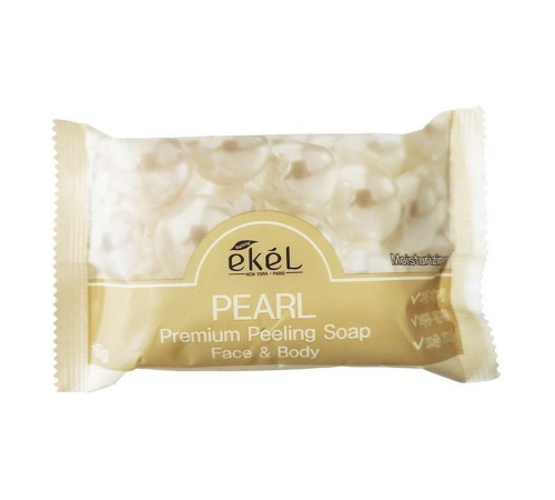 Ekel Мыло косметическое с экстрактом жемчуга / Peeling Soap Pearl, 150 г