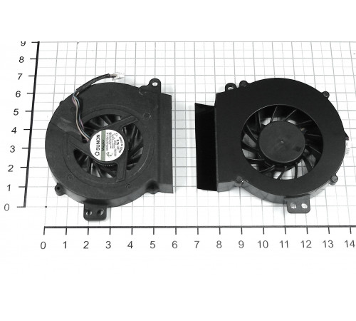 Вентилятор (кулер) для ноутбука Dell Inspiron 1410, Vostro 1500, A840, A860, PP37L, PP38L, 4 pins
