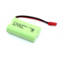 Аккумулятор Ni-Cd  2.4V 1800mah AA Flatpack разъем JST plug
