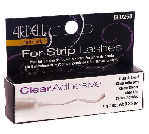 Ardell Клей для ресниц / For Strip Lashes, прозрачный, 7 г