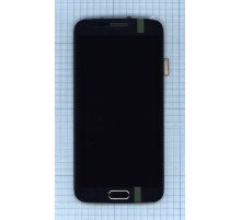 Дисплей для Samsung Galaxy S6 Edge SM-G925F черный с рамкой