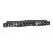 Cabeus Патч-панель высокой плотн. 1U 48 портов RJ-45 категория 5e экранированная,  PLHD-48-Cat.5e-SH-Dual IDC-1U