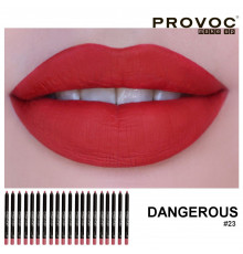 Provoc Гелевая подводка в карандаше для губ, №23 / Semi-Permanent Gel Lip Liner, Dangerous