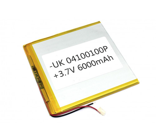 Аккумулятор Li-Pol (батарея) 4*100*100мм 2pin 3.7V/6000mAh