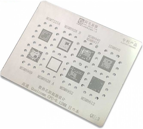 Трафарет BGA для процессоров Qualcomm