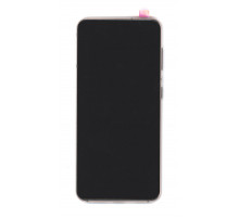 Дисплей (модуль) для Samsung Galaxy S21 5G SM-G991B в сборе с тачскрином и рамкой (OLED) фиолетовый