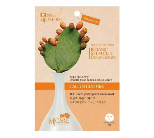 MIJIN Маска тканевая с экстрактом опунции / MJ Care BSC Estern Prikly Pear Essence Mask, 25 г