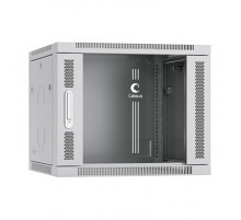 Cabeus SH-05F-9U60/35 Шкаф телекоммуникационный настенный 19" 9U 600x350x501mm (ШхГхВ) дверь стекло