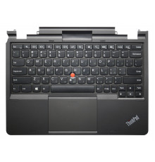 Клавиатура для ноутбука Lenovo ThinkPad X1 Helix черная, с джойстиком, верхняя панель в сборе