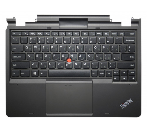 Клавиатура для ноутбука Lenovo ThinkPad X1 Helix черная, с джойстиком, верхняя панель в сборе