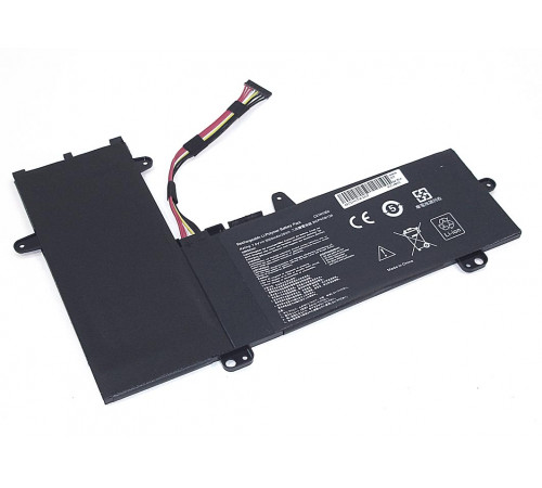 Аккумуляторная батарея для ноутбука Asus E205SA (C21N1504-2S1P) 7.6V 38Wh OEM черная