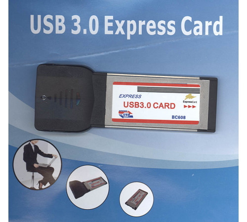 Адаптер 2xUSB 3.0 - Express Card BC608