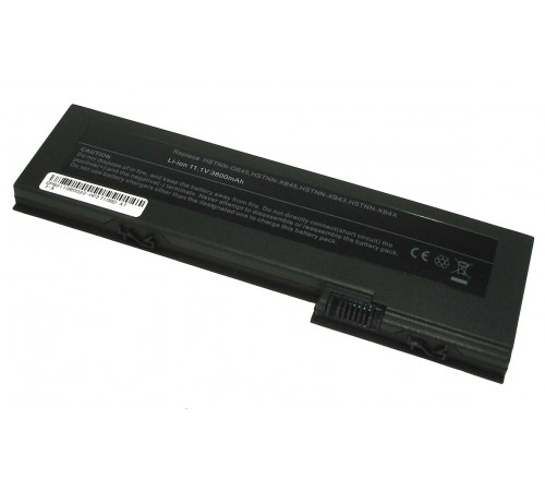 Аккумуляторная батарея для ноутбука HP Compaq 2710p (HSTNN-OB45) 11.1V 3800mAh OEM черная