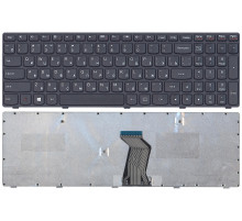 Клавиатура для ноутбука Lenovo G500 G505 G505A G510 G700 G700A G710 черная с черной рамкой