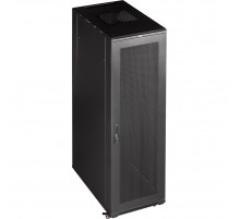 Шкаф 19" Business, 47U 800x1200, черный, передняя дв. перфорир., задняя дв. распашная перфорир.