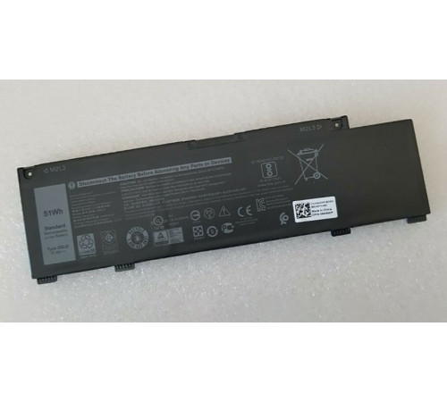 Аккумулятор для Dell Inspiron G3 15-3590, 14-5490, (266J9, m4gwp), 51Wh, 4473mAh, 11.4V