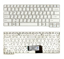 Клавиатура для ноутбука Sony Vaio VGN-CW, VPC-CW белая, без рамки