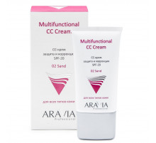 Aravia СС-крем защитный SPF-20 / Multifunctional CC Cream Sand 02