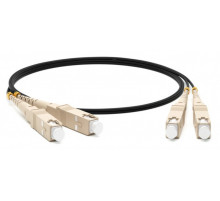 FC-D2-50-SC/PR-SC/PR-H-20M-LSZH-BK Патч-корд волоконно-оптический (шнур) MM 50/125, SC-SC, 2.0 мм, duplex, LSZH, 20 м, черный Hyperline