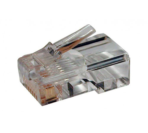 Коннектор RJ45 UTP 8P8C, универсальный, cat.5e, 100 шт. в банке