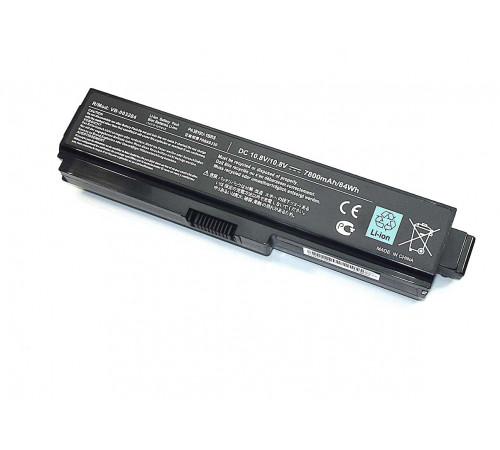 Аккумуляторная батарея для ноутбука Toshiba L750 (PA3634U-1BAS) 7800mAh 10.8V OEM черная