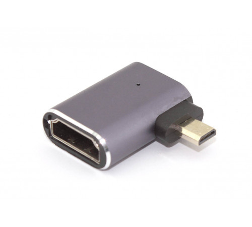 Переходник micro HDMI  на HDMI влево