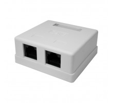 Компьютерная розетка 8P8C (RJ-45), UTP, Cat.6, 2 порта