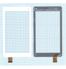 Сенсорное стекло (тачскрин) QSD E-C7119-01 белое