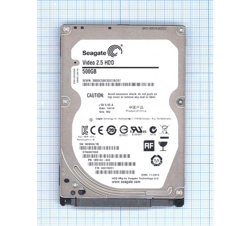 Жесткий диск HDD 2,5 500GB Seagate ST500VT000