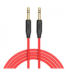 Аудио кабель HOCO UPA11 AUX, 1.0м, красный