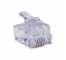 Коннекторы 6P4C (RJ-11) (100 pcs)