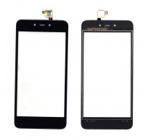 Сенсорное стекло (тачскрин) для BQ BQ-5211 Strike черное