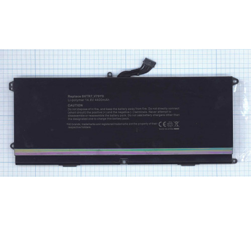 Аккумуляторная батарея для ноутбука Dell XPS 15z 14.8V 4400mAh OEM