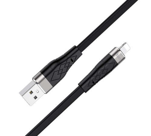 Кабель USB HOCO X53 Angel для Lightning, 2.4А, 1м, черный