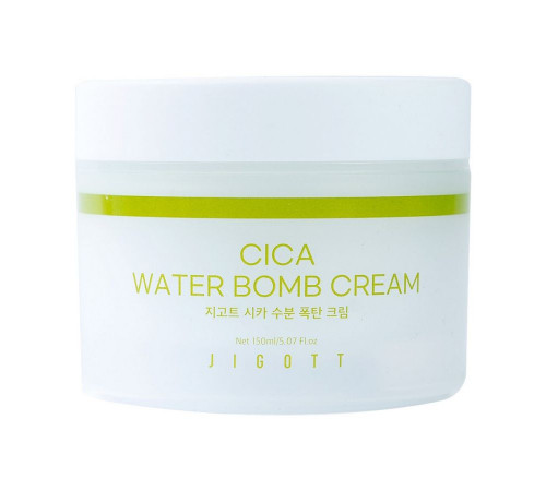 Jigott Крем для лица увлажняющий с центеллой / Cica Water Bomb Cream, 150 мл