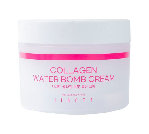 Jigott Крем для лица увлажняющий с коллагеном / Collagen Water Bomb Cream, 150 мл