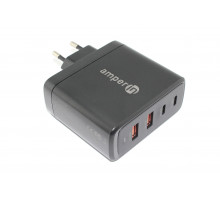Блок питания (сетевой адаптер) Amperin GaN USB-A1/A2, USB-C1/C2 (YDS-TC100-022) 100W, black