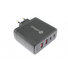 Блок питания (сетевой адаптер) Amperin GaN USB-A1/A2, USB-C1/C2 (YDS-TC100-022) 100W, black