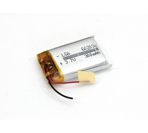 Аккумулятор Li-Pol (батарея) 6*20*30мм 2pin 3.7V/350mAh