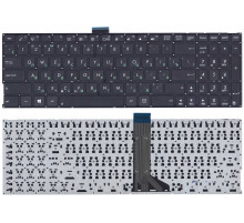 Клавиатура для ноутбука Asus X555L X553 черная (плоский ENTER)