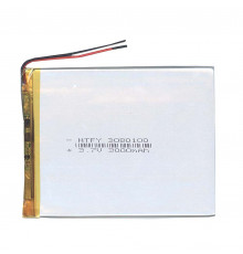 Аккумулятор Li-Pol (батарея) 3*80*100мм 2pin 3.7V/3000mAh