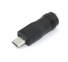 Переходник 5,5x2,1 мама на Micro USB папа 5 Pin