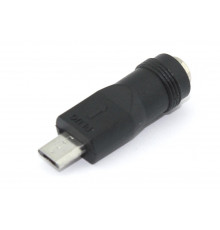 Переходник 5,5x2,1 мама на Micro USB папа 5 Pin