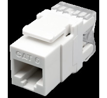 Розеточный модуль Keystone Jack 8P8C (RJ-45) UTP Cat.6 инструментальная заделка 180°