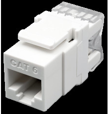 Розеточный модуль Keystone Jack 8P8C (RJ-45) UTP Cat.6 инструментальная заделка 180°