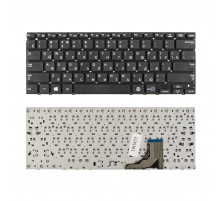 Клавиатура для ноутбука Samsung NP530U3B, NP530U3B-A02RU, NP530U3B-A03RU Series. Плоский Enter. Черная, без рамки. PN: BA75-04042M.