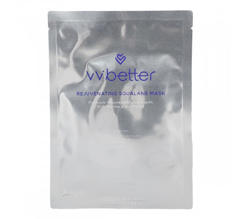 VVbetter Тканевая маска для лица обновляющая / Rejuvenating Squalane Mask, 28 мл