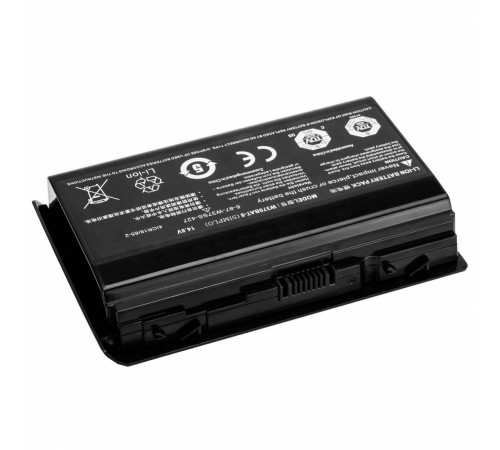 Аккумулятор для Clevo W370BAT-8, DNS 0164801, 164802, 170720, 170728, 802724, 5200mAh, 76.96Wh, 14.8V